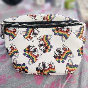 Rainbow Mickey Mouse Loungefly Fannypack